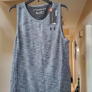Under Armour Threadborne Tank Top, Size Medium "Fitted"